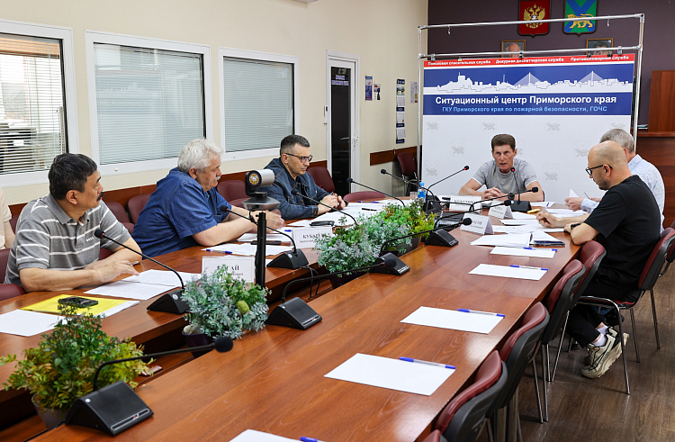 В наиболее горимых точках Приморья усиливают группировку пожарных