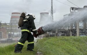 На Хабаровской ТЭЦ-3 потушили условный мазут