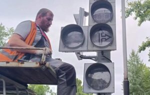 сорок светофоров в Хабаровске